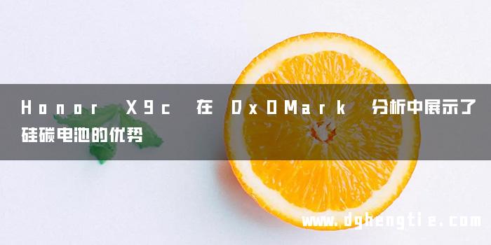 Honor X9c 在 DxOMark 分析中展示了硅碳电池的优势